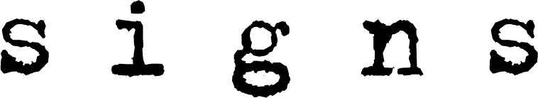 signs - zeichen 2.0 font