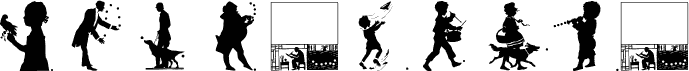 Preview of the SilhousTwo font