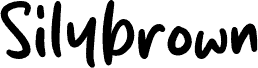 Silybrown font