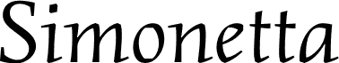 Simonetta-Italic