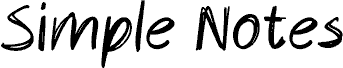 Simple Notes Free Demo