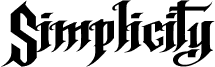 Simplicity Demo font