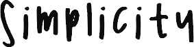 Preview of the Simplicity Regular font