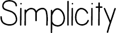 Simplicity