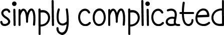 Simply Complicated