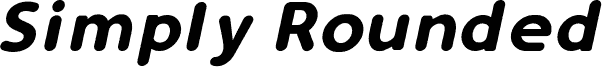 Simply Rounded Italic