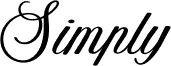 Preview of the Simply font