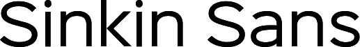 Sinkin Sans 400 Regular