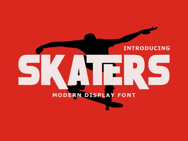 Skaters Schriftart