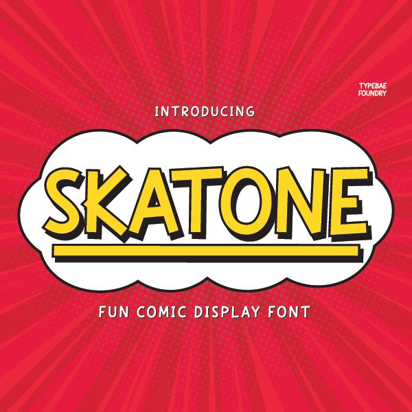Skatone Шрифт