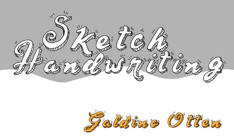 Sketch Handwriting font