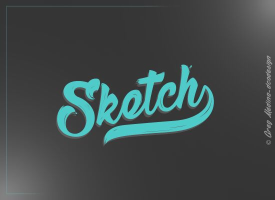 Sketch Schriftart