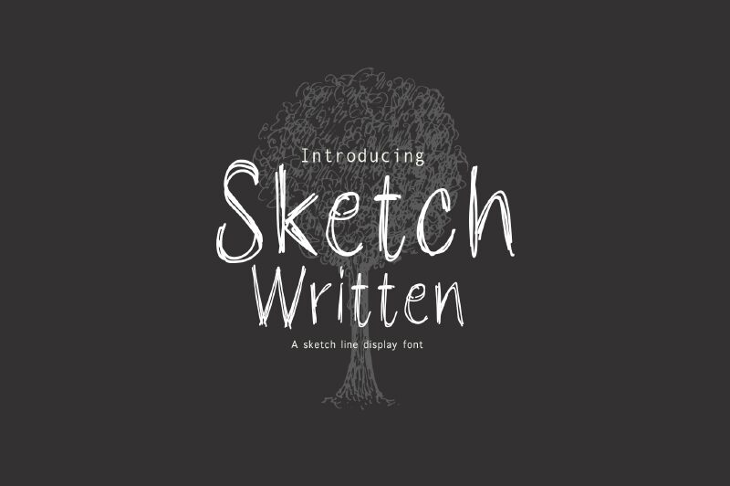 Sketch Written Carattere