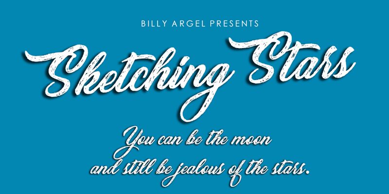 Sketching Stars Schriftart