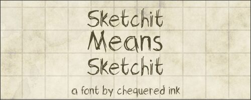 Sketchit Means Sketchit الخط 