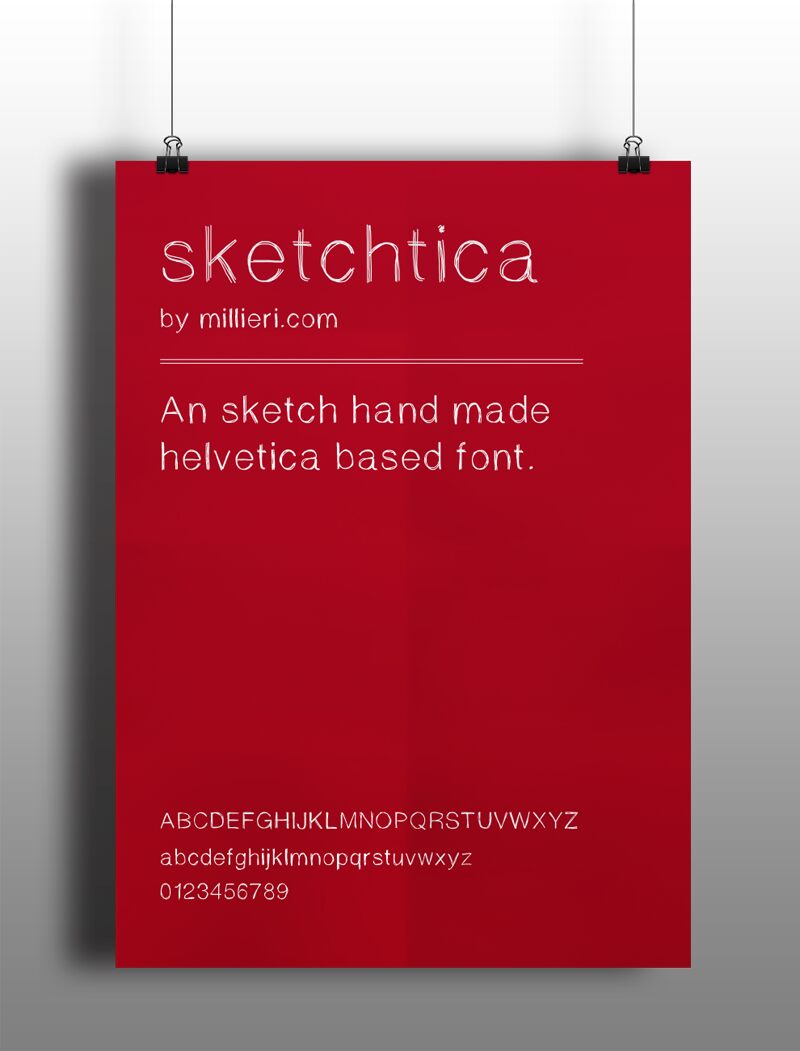 Sketchtica Schriftart