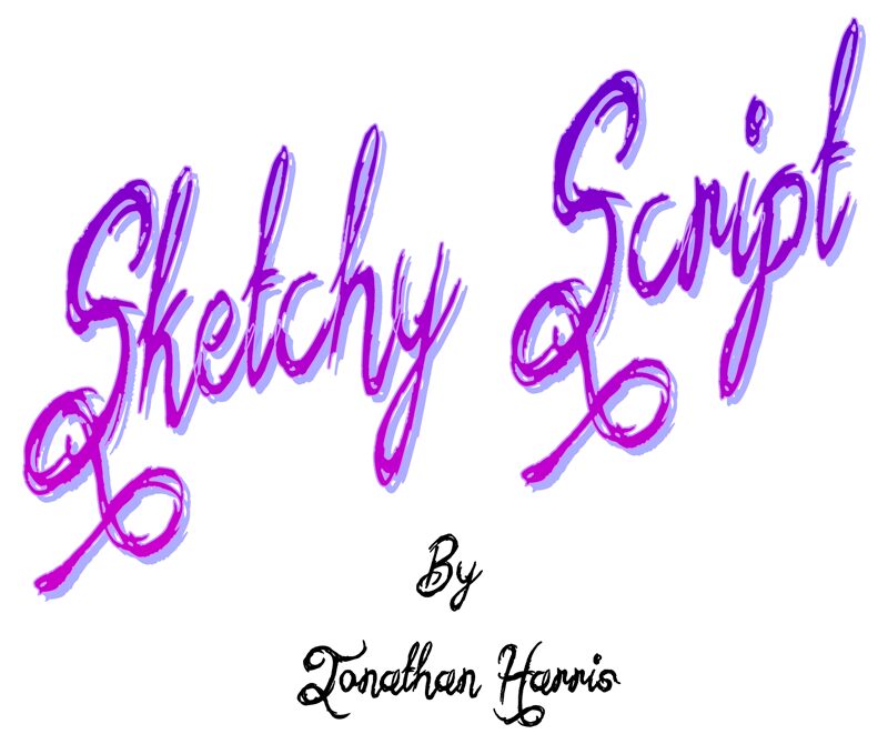 Sketchy Script Carattere