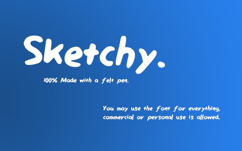 Sketchy 字体