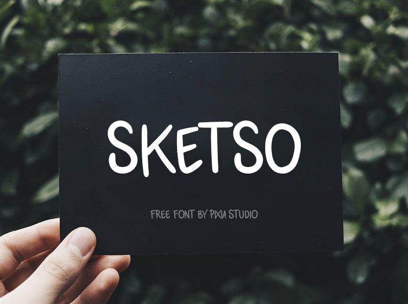 SKETSO Schriftart