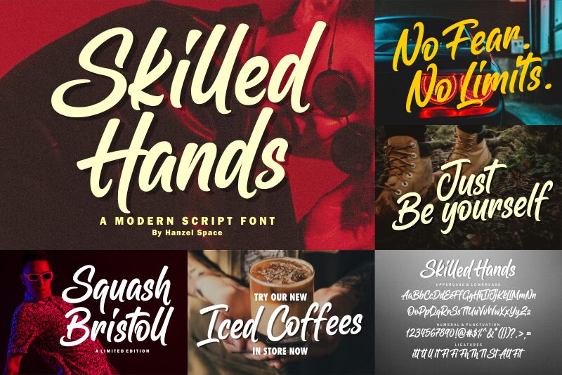 Skilled Hands — Prezentace písma
