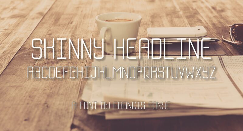 Skinny Headline Carattere