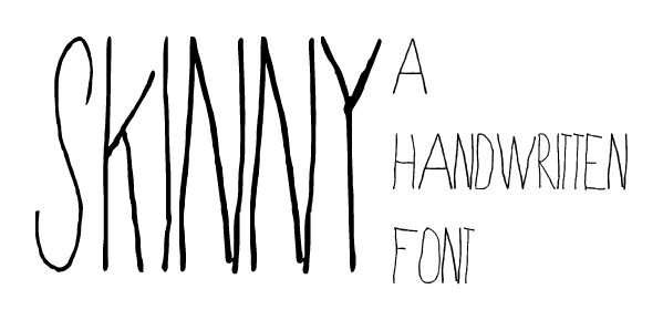 Skinny Regular font | Fonts2u.com