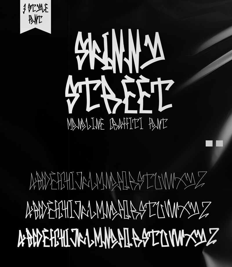 Skinny Street Font