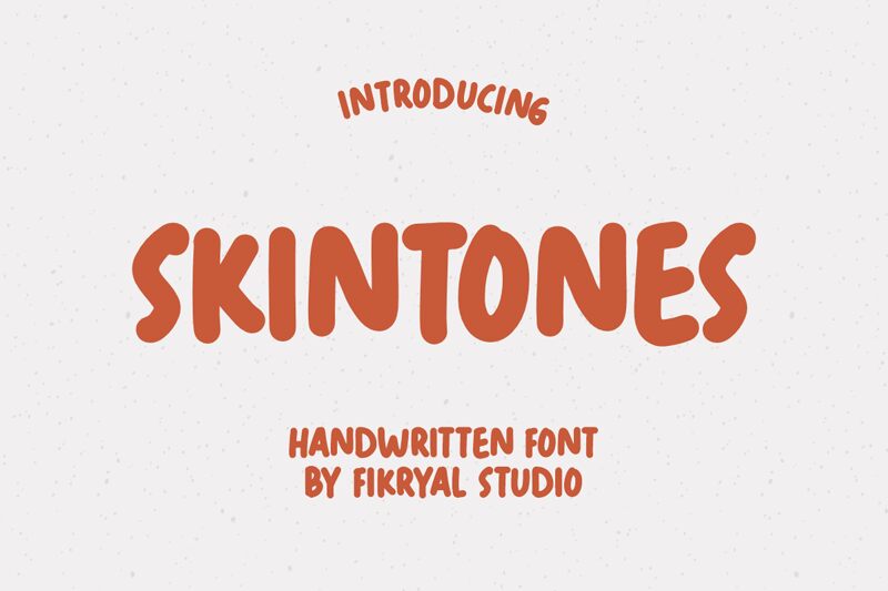 Skintones Schriftart