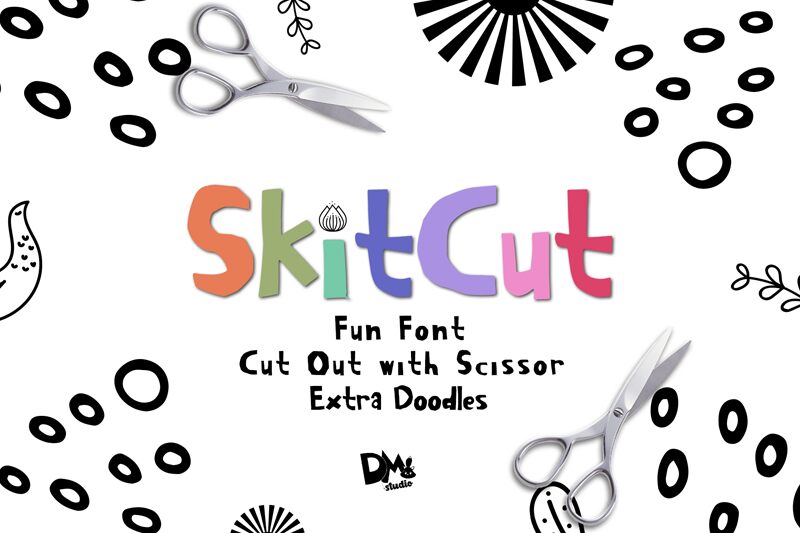 Skitcut Schriftart