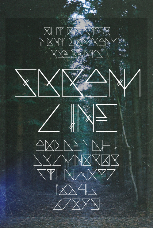 Skramline Schriftart