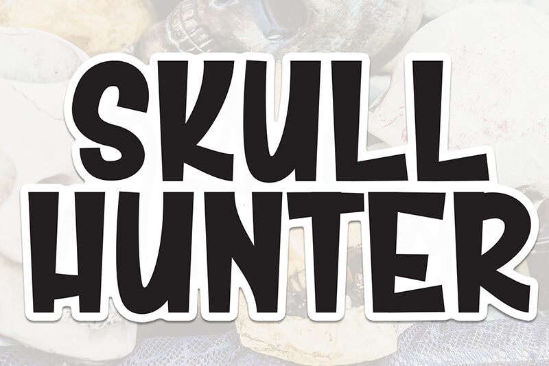 Skull Hunter Schriftart