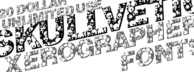 Skullvetica Carattere