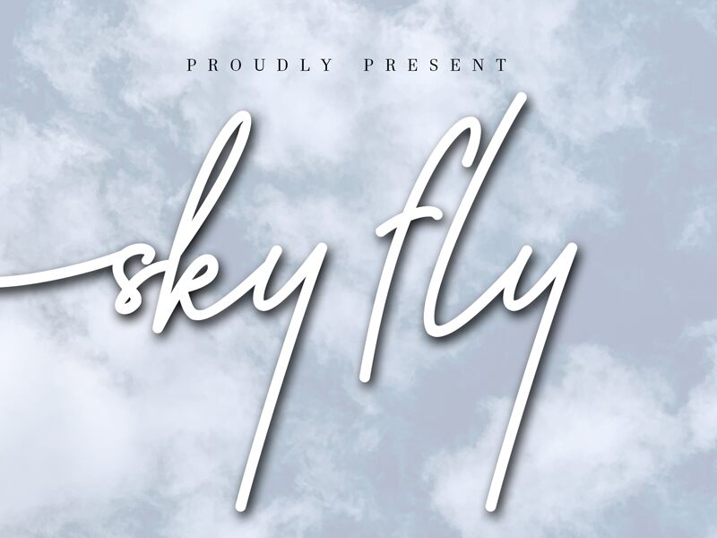Sky Fly Script Font