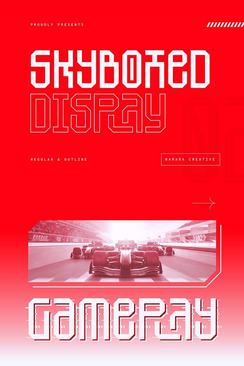 SkyBoxed  Шрифт