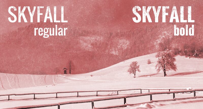 Skyfall Czcionka
