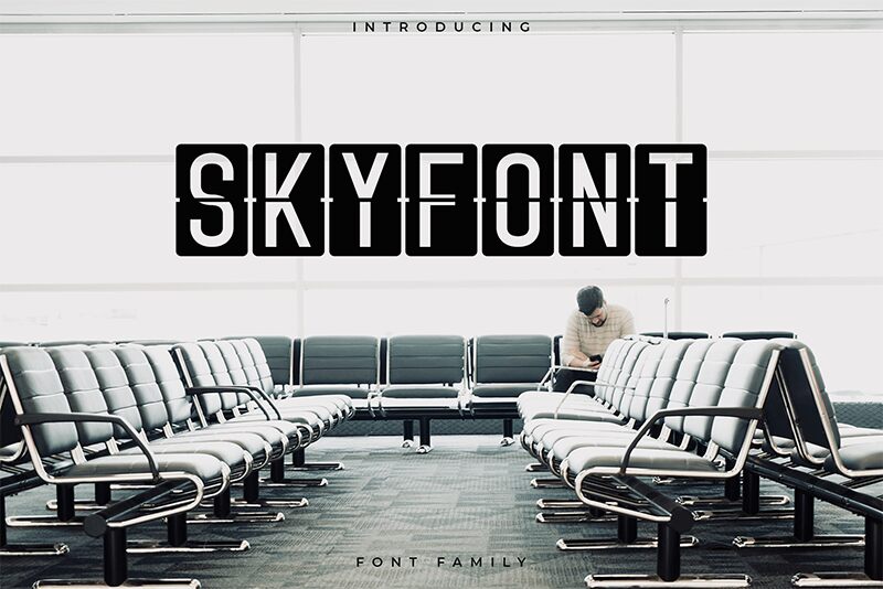 Skyfont Schriftart