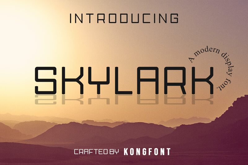 Skylark Schriftart