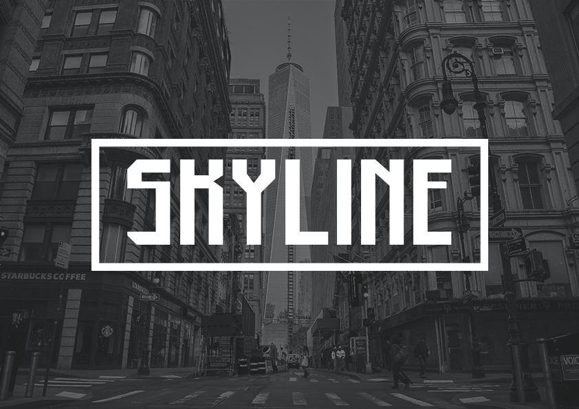 SKYLINE Druh písma