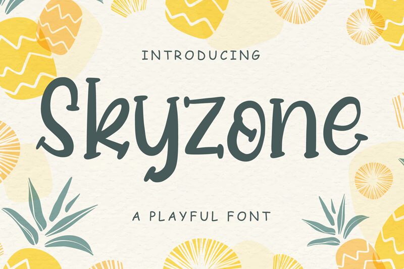Skyzone Schriftart