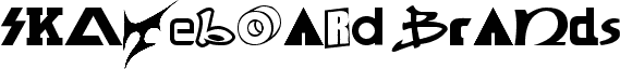SKATEBOaRD braNds