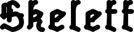 Skelett Bold