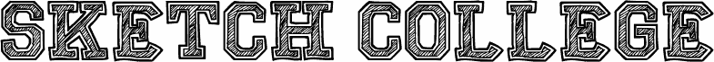 Preview of the Sketch College font