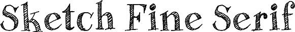 Sketch Fine Serif