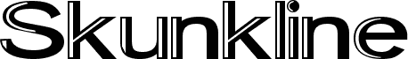 Podgląd czcionki Skunkline