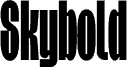 Skybold Demo 字体