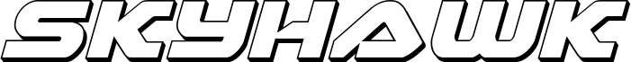 Skyhawk 3D Italic