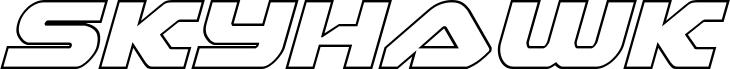 Skyhawk Outline Italic