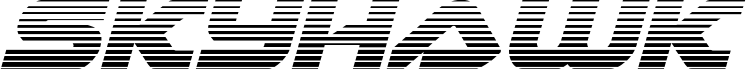 Skyhawk Scanlines Italic