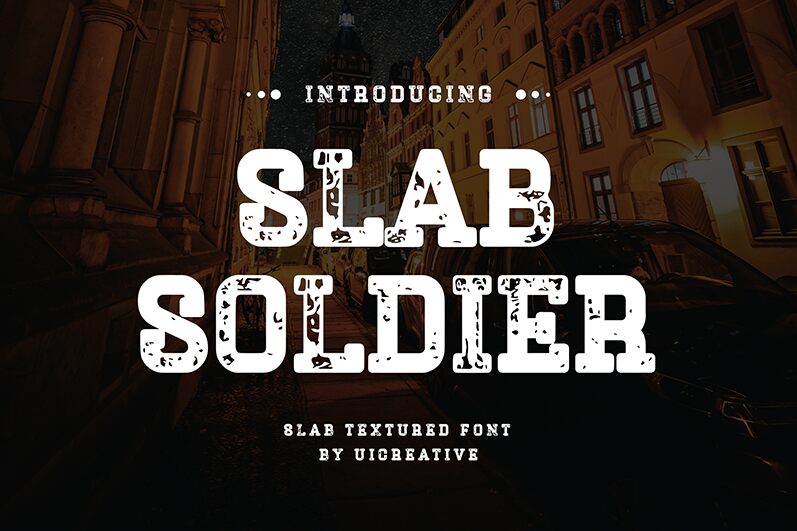 SlabSoldier Czcionka