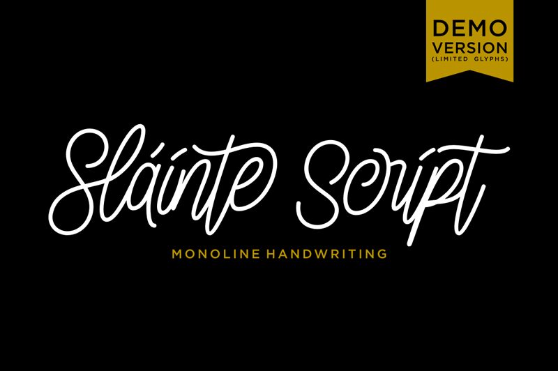 Slainte Script Schriftart